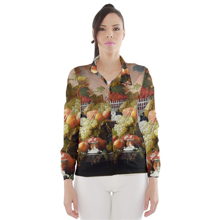 Abundance Of Fruit Severin Roesen Wind Breaker (Women)