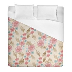 Background Page Template Floral Duvet Cover (full/ Double Size)