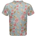 Background Page Template Floral Men s Cotton Tee View1