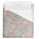 Background Page Template Floral Duvet Cover (Queen Size) View1