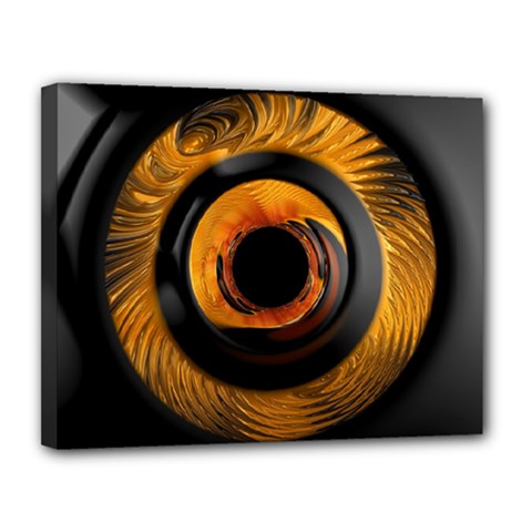 Fractal Mathematics Abstract Canvas 14  X 11  by Amaryn4rt