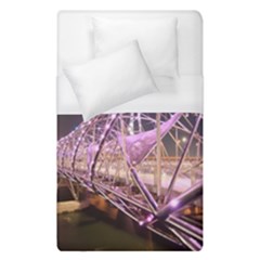 Helixbridge Bridge Lights Night Duvet Cover (single Size)