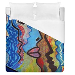 Graffiti Wall Color Artistic Duvet Cover (queen Size)