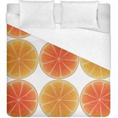 Orange Discs Orange Slices Fruit Duvet Cover (king Size)