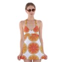 Orange Discs Orange Slices Fruit Halter Swimsuit Dress View1