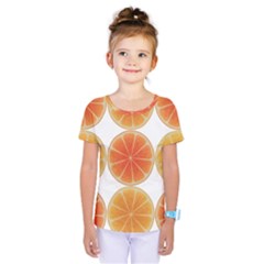 Orange Discs Orange Slices Fruit Kids  One Piece Tee