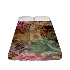 Texture Background Spring Colorful Fitted Sheet (full/ Double Size)