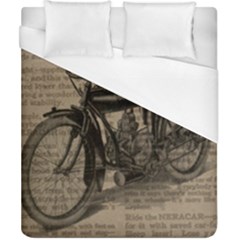 Vintage Collage Motorcycle Indian Duvet Cover (california King Size)