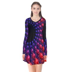 Fractal Mathematics Abstract Flare Dress