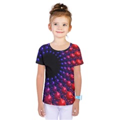 Fractal Mathematics Abstract Kids  One Piece Tee