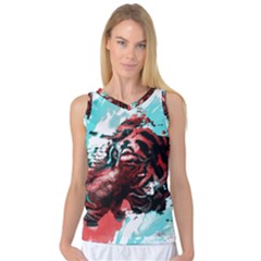 Wallpaper Background Watercolors Women s Basketball Tank Top