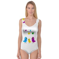 Bird Family Princess Tank Leotard  by Valentinaart