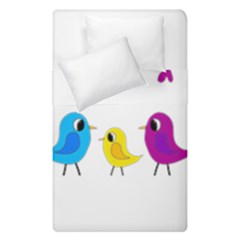 Bird Family Duvet Cover Double Side (single Size)