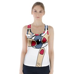 Poke Racer Back Sports Top