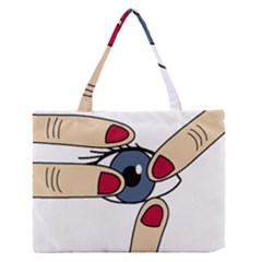 Poke Medium Zipper Tote Bag