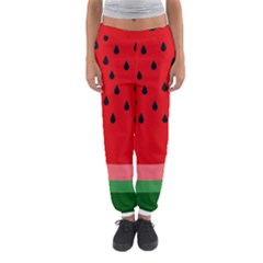 Watermelon  Women s Jogger Sweatpants by Valentinaart