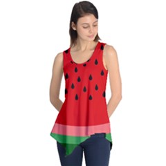 Watermelon  Sleeveless Tunic by Valentinaart