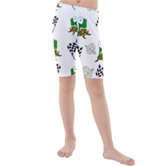 Speed Kids  Mid Length Swim Shorts by Valentinaart