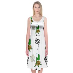 Speed Midi Sleeveless Dress