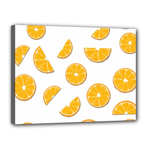 Oranges Canvas 16  X 12  by Valentinaart