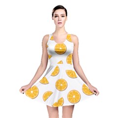 Oranges Reversible Skater Dress by Valentinaart