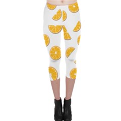 Oranges Capri Leggings  by Valentinaart