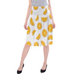 Oranges Midi Beach Skirt