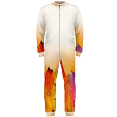 Autumn Leaves Colorful Fall Foliage Onepiece Jumpsuit (men)  by Amaryn4rt