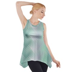 Background Bubblechema Perforation Side Drop Tank Tunic by Amaryn4rt