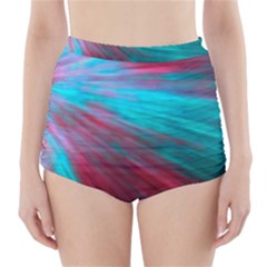 Background Texture Pattern Design High-waisted Bikini Bottoms