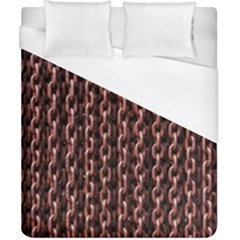 Chain Rusty Links Iron Metal Rust Duvet Cover (california King Size)