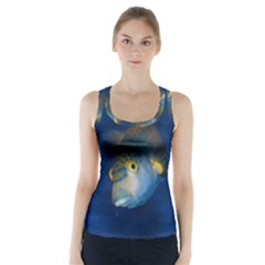 Fish Blue Animal Water Nature Racer Back Sports Top