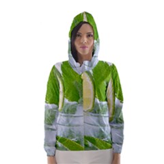 Cold Drink Lime Drink Cocktail Hooded Wind Breaker (women) by Amaryn4rt