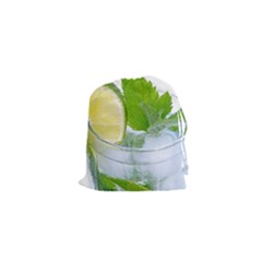 Cold Drink Lime Drink Cocktail Drawstring Pouches (xs)  by Amaryn4rt