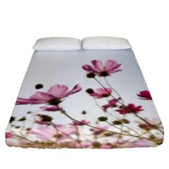 Flowers Plants Korea Nature Fitted Sheet (california King Size)