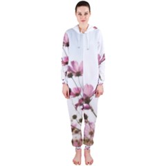 Flowers Plants Korea Nature Hooded Jumpsuit (ladies)  by Amaryn4rt