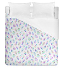 Aura Polygons Duvet Cover (queen Size) by miranema