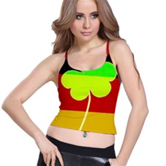 Irish German Germany Ireland Funny St Patrick Flag Spaghetti Strap Bra Top by yoursparklingshop