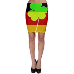 Irish German Germany Ireland Funny St Patrick Flag Bodycon Skirt by yoursparklingshop