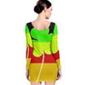 Irish German Germany Ireland Funny St Patrick Flag Long Sleeve Bodycon Dress View2