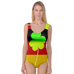 Irish German Germany Ireland Funny St Patrick Flag Princess Tank Leotard 