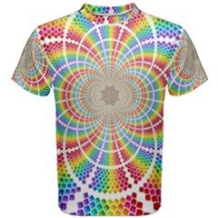 Color Background Structure Lines Men s Cotton Tee by Amaryn4rt