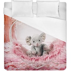 Elephant Heart Plush Vertical Toy Duvet Cover (king Size) by Amaryn4rt