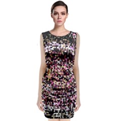 Mosaic Colorful Abstract Circular Classic Sleeveless Midi Dress by Amaryn4rt