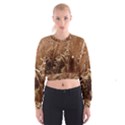 Ice Iced Structure Frozen Frost Women s Cropped Sweatshirt View1