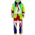 Irish British Shamrock United Kingdom Ireland Funny St. Patrick Flag Hooded Jumpsuit (Men)  View1