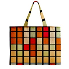 Mozaico Colors Glass Church Color Zipper Mini Tote Bag by Amaryn4rt