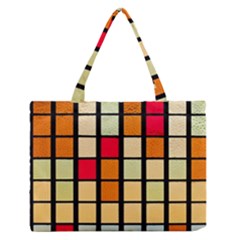 Mozaico Colors Glass Church Color Medium Zipper Tote Bag by Amaryn4rt