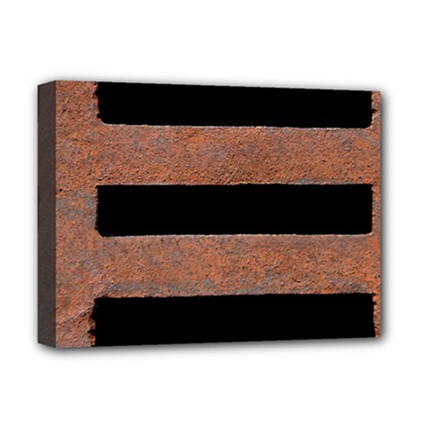 Stainless Rust Texture Background Deluxe Canvas 16  X 12   by Amaryn4rt