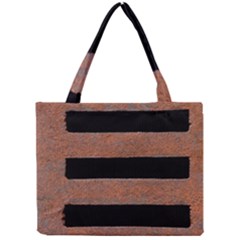 Stainless Rust Texture Background Mini Tote Bag by Amaryn4rt